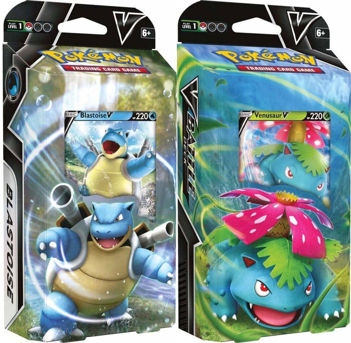 Pokemon - TCG - Venusaur V & Blastoise V Battle Deck