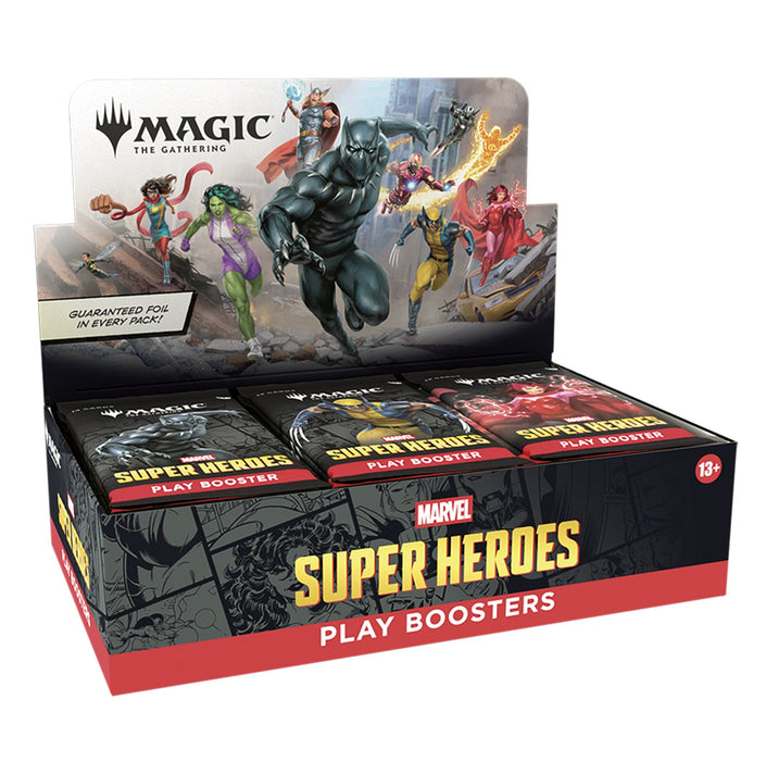Magic the Gathering Marvel Super Heroes Play Once Booster Box