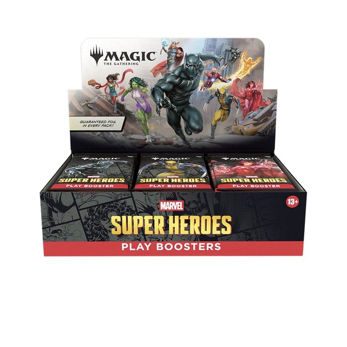 Magic the Gathering Marvel Super Heroes Play Once Booster Box