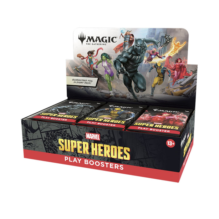 Magic the Gathering Marvel Super Heroes Play Once Booster Box