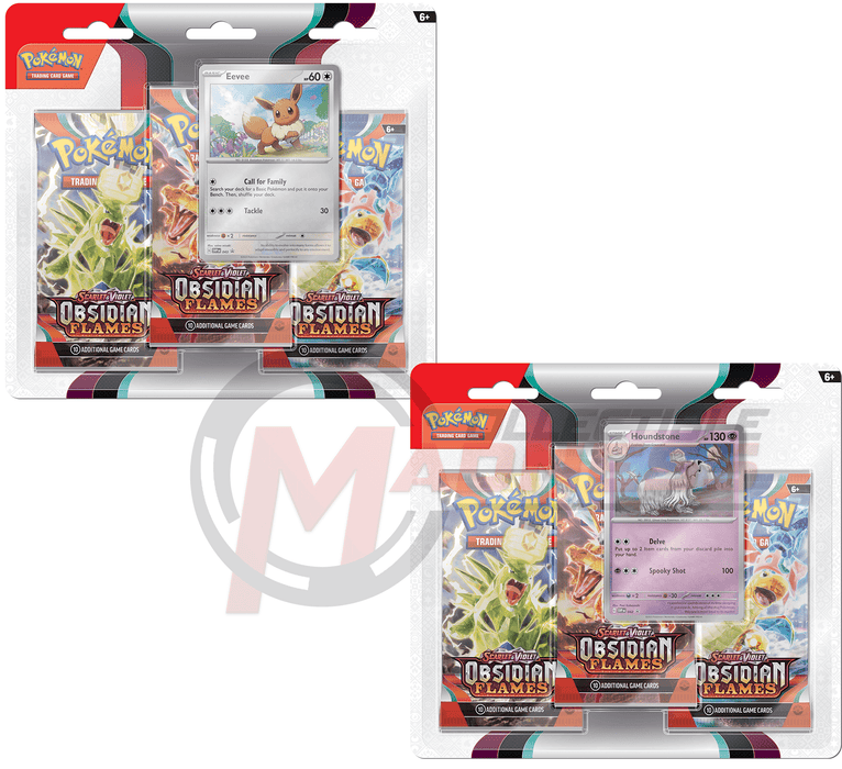 Pokemon - TCG - Obsidian Flames Three Pack Booster Blister