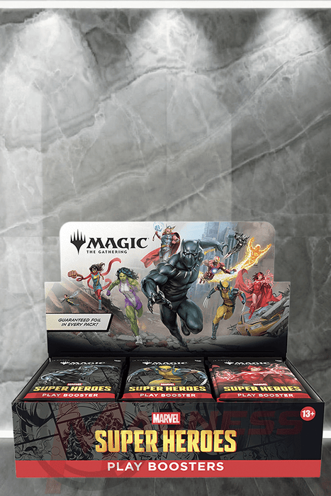Magic the Gathering Marvel Super Heroes Play Once Booster Box