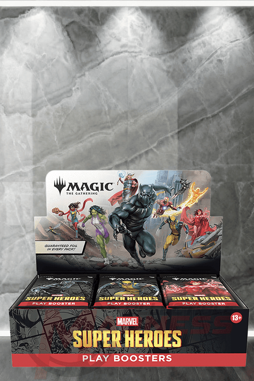 Magic the Gathering Marvel Super Heroes Play Once Booster Box