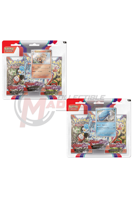 Pokemon - TCG - Scarlet & Violet Three Pack Booster Blister