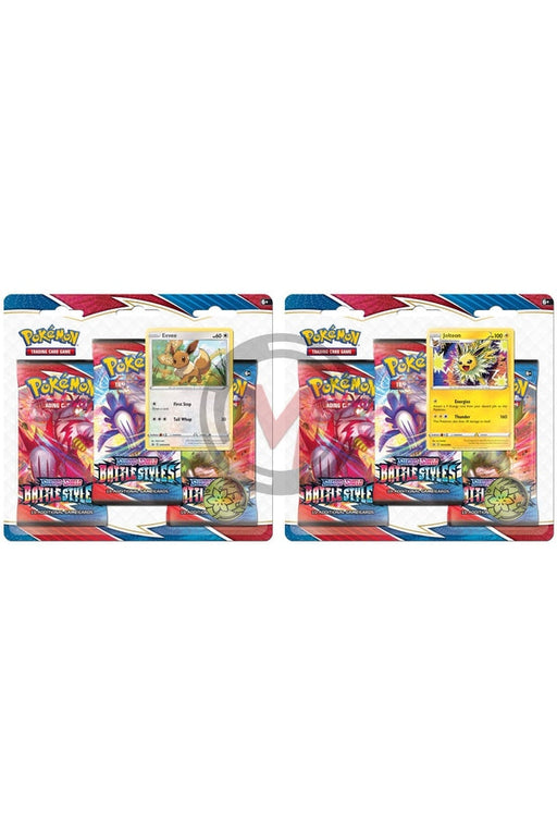 Pokemon - TCG - Battle Styles Three Pack Booster Blister