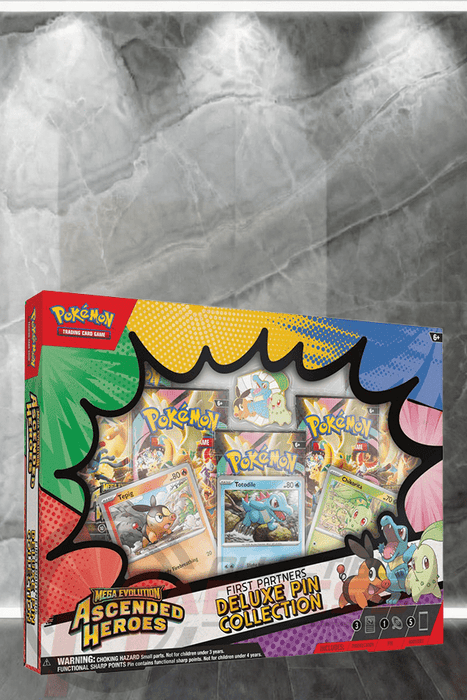 Pokemon - TCG - Ascended Heroes First Partners Deluxe Pin Collection