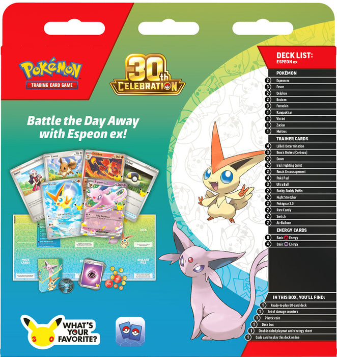 Pokemon - TCG - 30th Celebration Battle Deck— Espeon ex