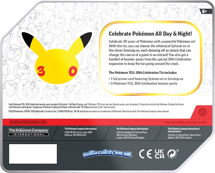 Play Once - TCG - 30th Celebration Tin