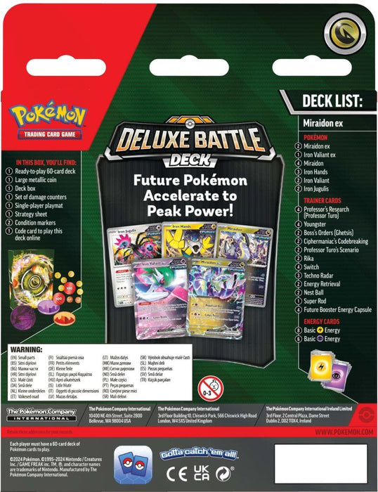 Pokemon - TCG - Miraidon ex / Koraidon ex Deluxe Battle Deck