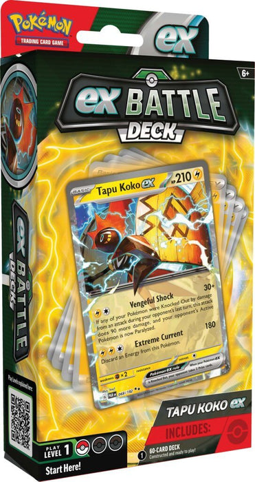 Pokemon - TCG - Tapu Koko ex / Iron Leaves ex Battle Deck
