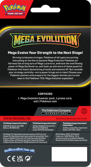 Pokemon - TCG - Mega Evolution Checklane Blister