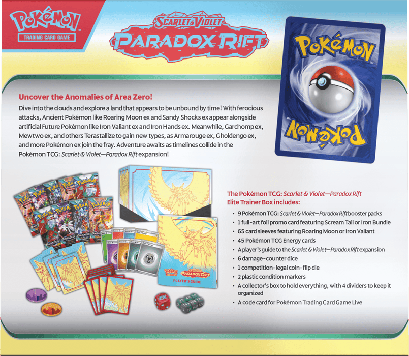 Pokemon - TCG - Paradox Rift Elite Trainer Box Options