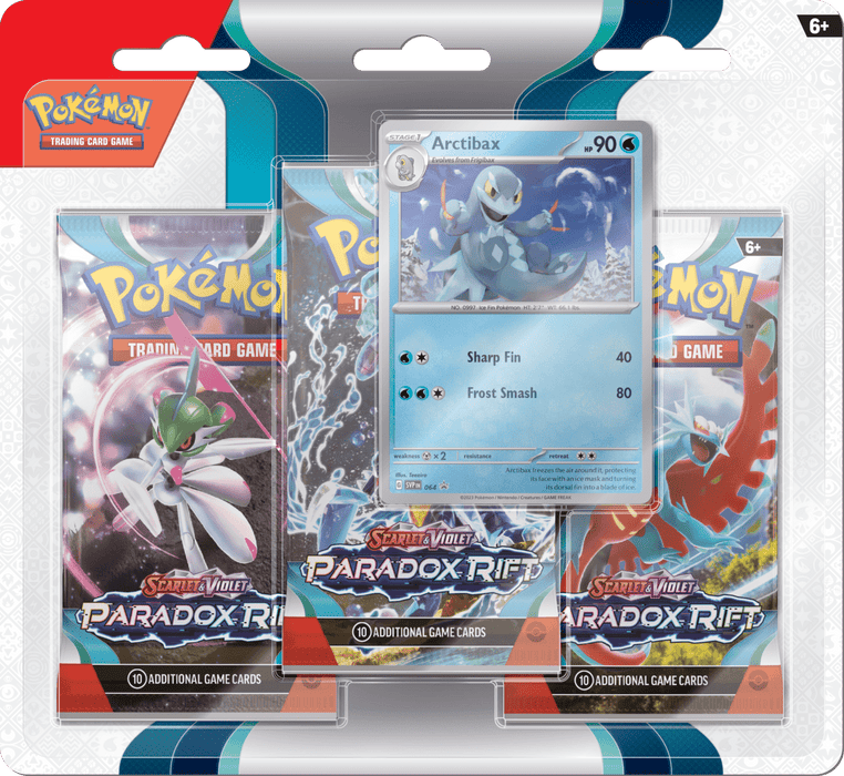 Pokemon - TCG - Paradox Rift Three Pack Booster Blister