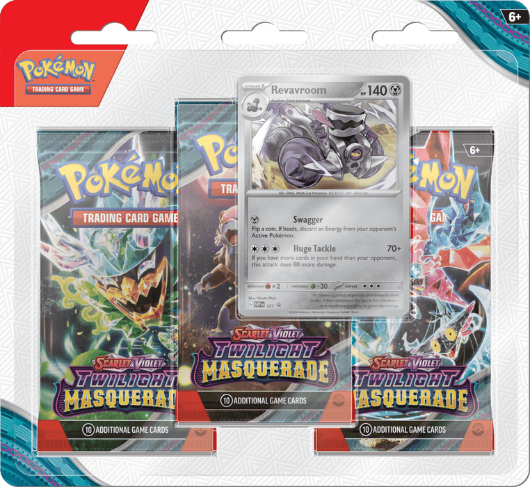 Pokemon - TCG - Twilight Masquerade Three Pack Booster Blister