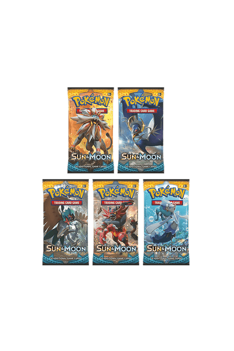 Pokemon - TCG - Sun & Moon Booster Pack Options