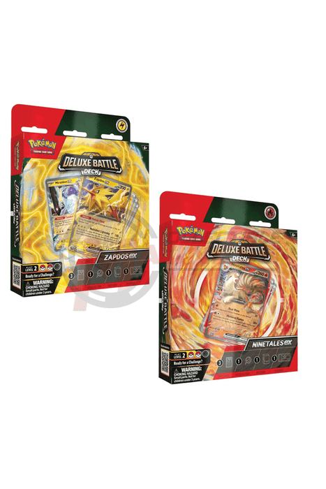 Pokemon - TCG - Ninetales ex & Zapdos ex Deluxe Battle Deck