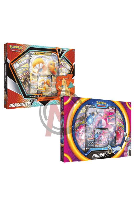 Pokemon - TCG - Dragonite V or Hoopa V Box