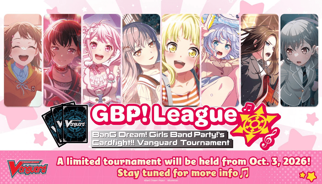Vanguard DZ-TBP01 BanG Dream! Girls Band Party! - Play Once Title Booster Box