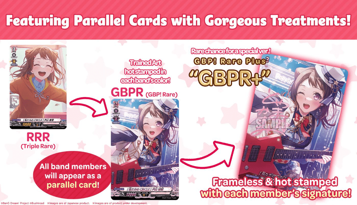 Vanguard DZ-TBP01 BanG Dream! Girls Band Party! - Play Once Title Booster Box