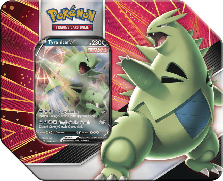 Pokemon - TCG - V Strikers Tins | Tyranitar V / Empoleon V
