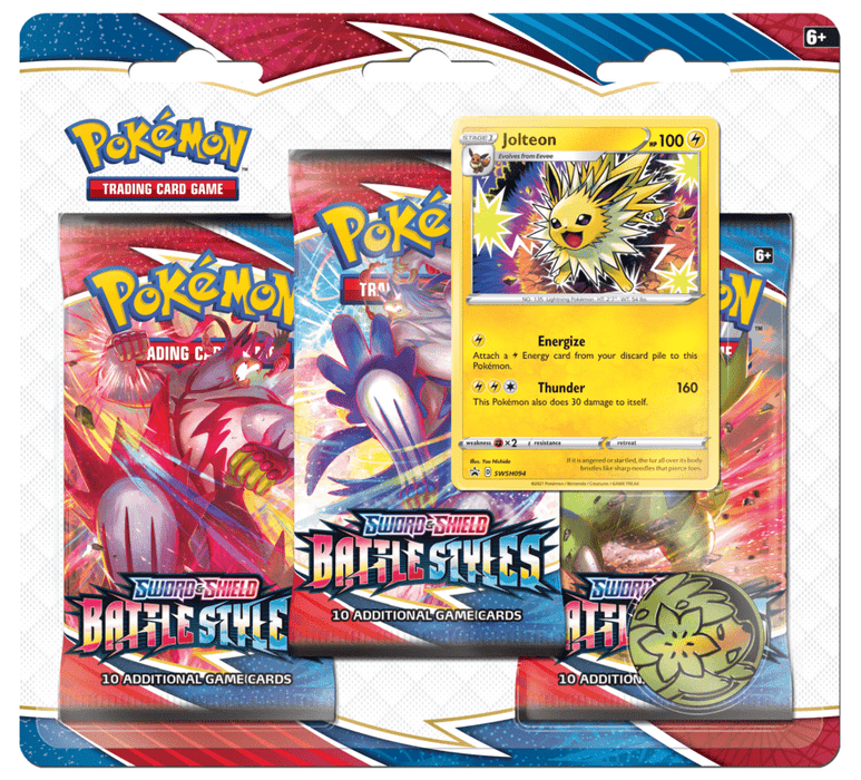 Pokemon - TCG - Battle Styles Three Pack Booster Blister